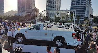 JMJ: Ya está listo el papamóvil hecho en Panamá para el papa Francisco