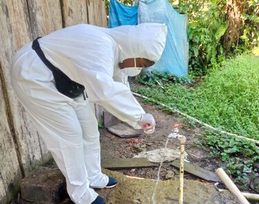 Agua contaminada fue la causa del brote de gastroenteritis en Nueva Lucha, Donoso