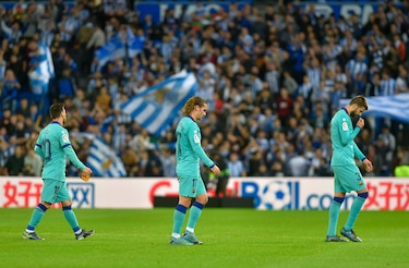 Barcelona empata ante la Real Sociedad y deja el liderato en manos del Real Madrid