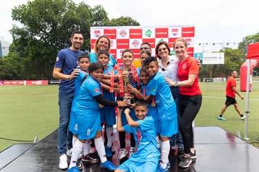 Escuela Bilingüe Ildaura Vieto de Pesé ganó la segunda edición del Campeonato Nacional Infantil Scotiabank Sub-11