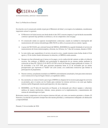 Radiología: el Minsa llama a una licitación de $12.8 millones, pero solo recibirá ofertas hasta hoy