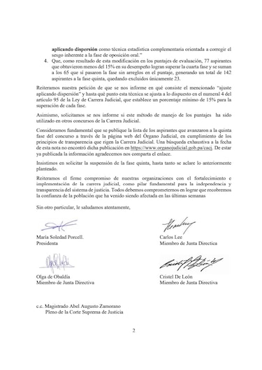 Tras retiro de Alianza Ciudadana Pro Justicia de proceso para evaluar a jueces, la CSJ designa a sus reemplazos