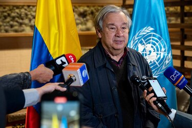 La paz ‘se construye’ en Colombia, elogia Guterres en aniversario del pacto con las FARC