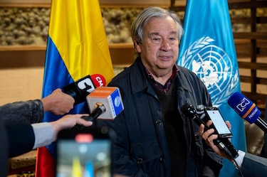 La paz ‘se construye’ en Colombia, elogia Guterres en aniversario del pacto con las FARC