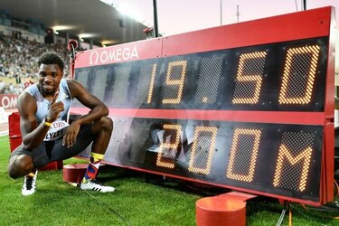 Noah Lyles es el cuarto hombre más rápido en 200 metros