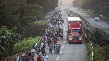 Más migrantes de la caravana hondureña piden regresar a su país