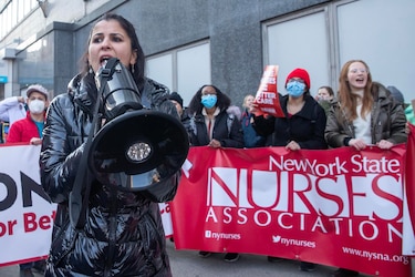Finaliza la huelga de enfermeras en Nueva York tras un acuerdo con hospitales