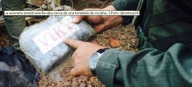 Tres muertos al estrellarse avioneta cargada de cocaína