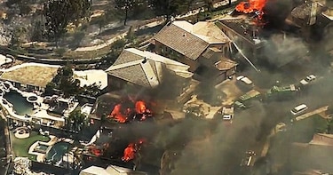 Incendios arrasan la región del vino de California