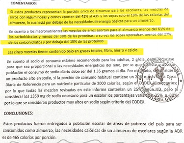 Comida del PAN era ‘peligrosa’ e insana