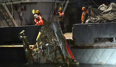Aparece segunda caja negra de avión que se estrelló en el Mar Negro