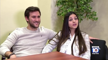 Pareja de argentina y francés atrasan su boda en Miami para ver la final
