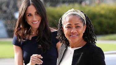 La  mamá de Meghan Markle se reúne con la reina Isabel II