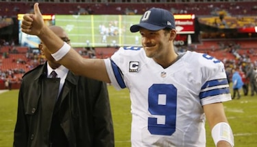 Cowboys jugarán crucial partido sin su estrella Tony Romo