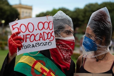 Más de 500 mil muertos por covid en Brasil, amenazado por tercera ola