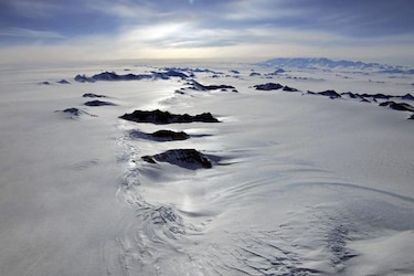 Capa de hielo de la Antártida pierde volumen debido a las frecuentes nevadas