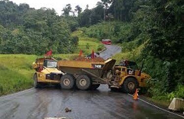 Bloquean acceso a Minera Panamá
