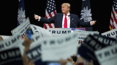 Zafarrancho en mitin de Donald Trump en Virginia