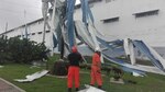 Fuertes vientos afectan comercios y residencias en France Field, Colón