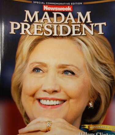 Venden edición de 'Newsweek' con Hillary Clinton como presidenta