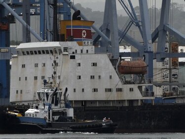 Pagan multa del buque norcoreano Chong Chon Gang retenido en Panamá
