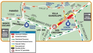 Posponen montaje del paso peatonal de la estación Cincuentenario