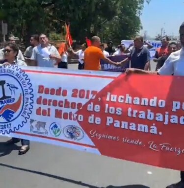 Los trabajadores del Metro de Panamá exigen mejoras salariales