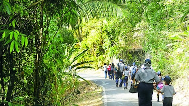 Scouts realizan un evento familiar