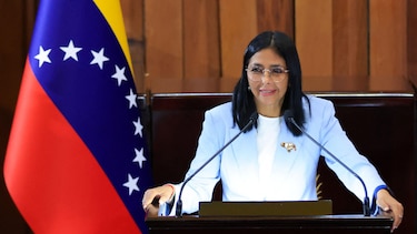 Delcy Rodríguez asegura que la liberación de presos no se ha tratado con el Gobierno Trump