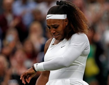 Serena Williams abandona Wimbledon en primera ronda