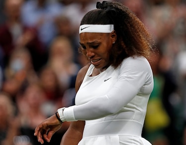Serena Williams abandona Wimbledon en primera ronda