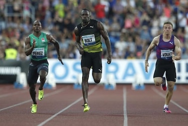 Usain Bolt se despide de Ostrava con un triunfo sin brillo