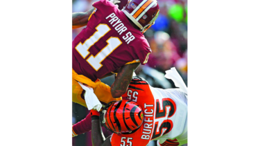 Suspenden cinco juegos a Burfict por golpe artero