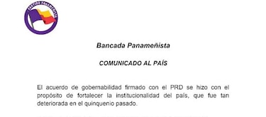Se complica acercamiento entre diputados panameñistas y del PRD
