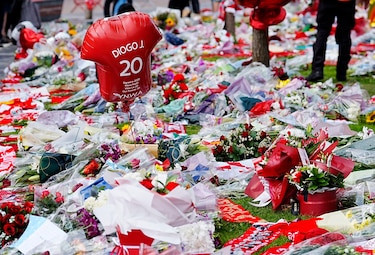 Las conmovedoras imágenes del funeral de Diogo Jota y su hermano André Silva