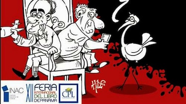 Hilde presenta compilación de sus caricaturas en la Feria del Libro
