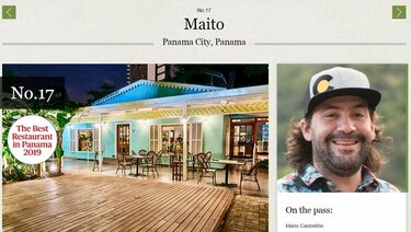 Maito, en la posición 17 de los mejores restaurantes latinos