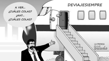 Maduro huye hacia delante