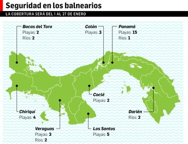 Conozca los balnearios que contarán con guardavidas y seguridad