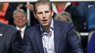 Hijo de Trump recibe amenaza por correo