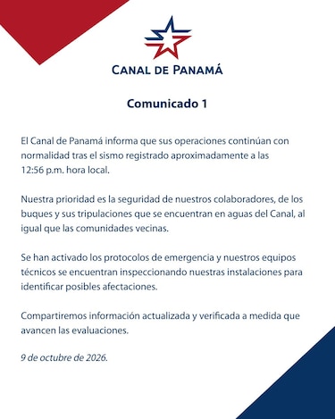 Terremoto de magnitud 7.5 y más de 100 réplicas se registran en Panamá