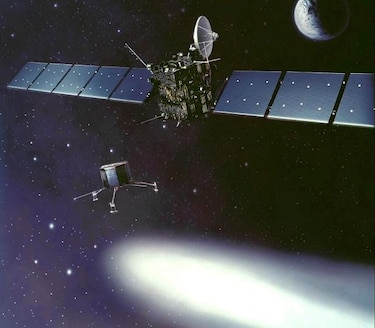 Rosetta tomó la temperatura de -70°C del cometa 67P