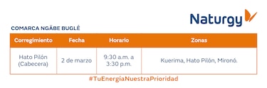 Trabajos de mantenimiento en la red eléctrica del 1 al 8 de marzo de 2026