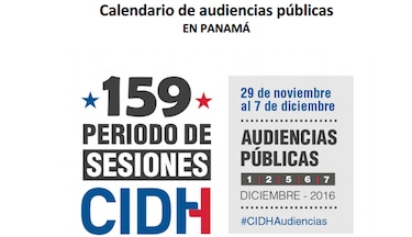 CIDH, lista para sesionar en Panamá