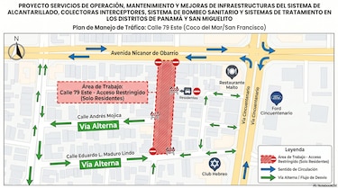 Obras de saneamiento en San Francisco avanzan con cierres temporales