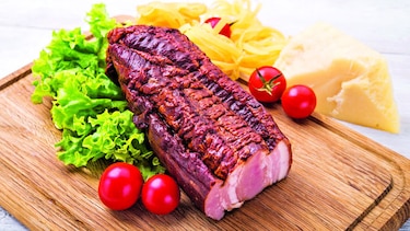 La mezcla de carnes y quesos