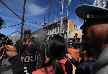 Las autoridades mexicanas son superadas por la llegada de migrantes a frontera norte