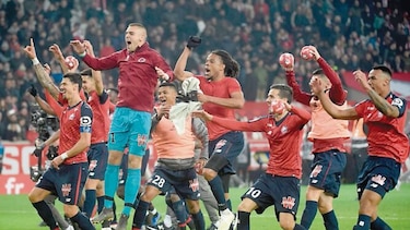 Lille golea al PSG en el cierre de la jornada dominical de la liga francesa