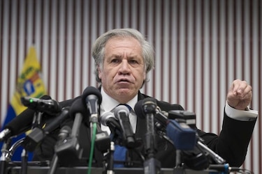 Secretario general de la OEA condena 'intimidación' a Guaidó y rechaza diálogo