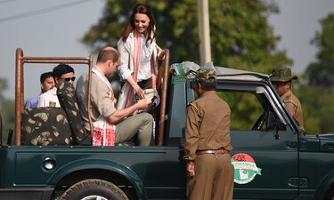 Duques de Cambridge disfrutan de safari en noreste de India